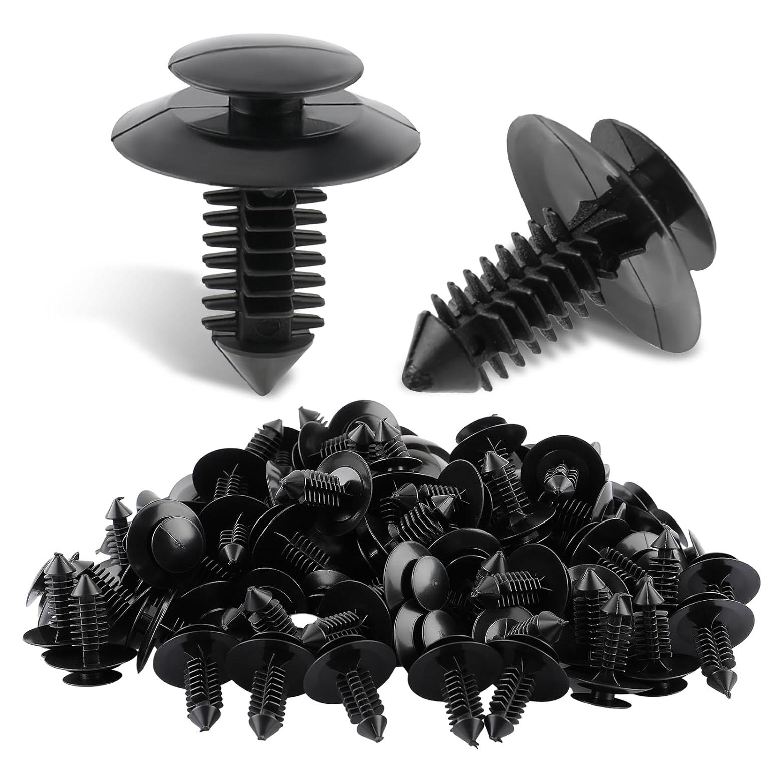 100 Clips de Retención de Panel de Recorte GoaMotors para Ford