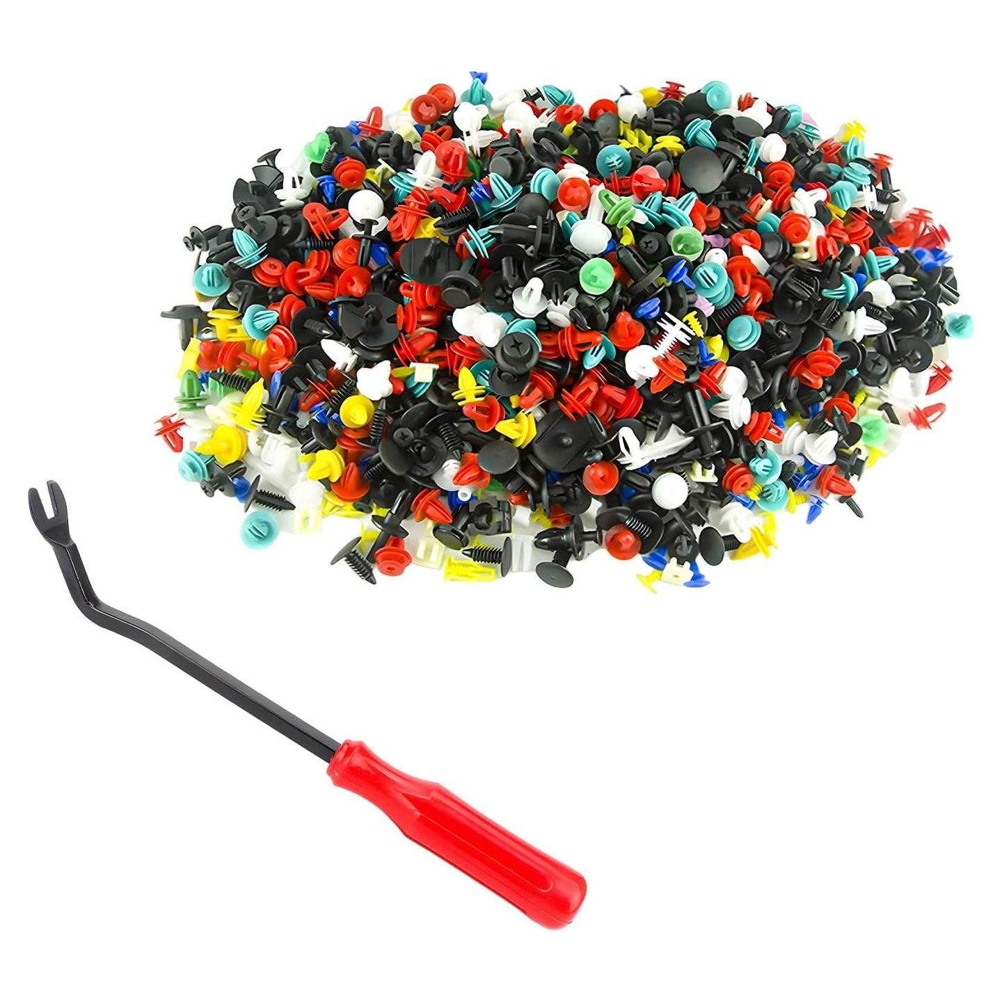 500 Clips Universales para Automóviles NYTKL + Herramienta