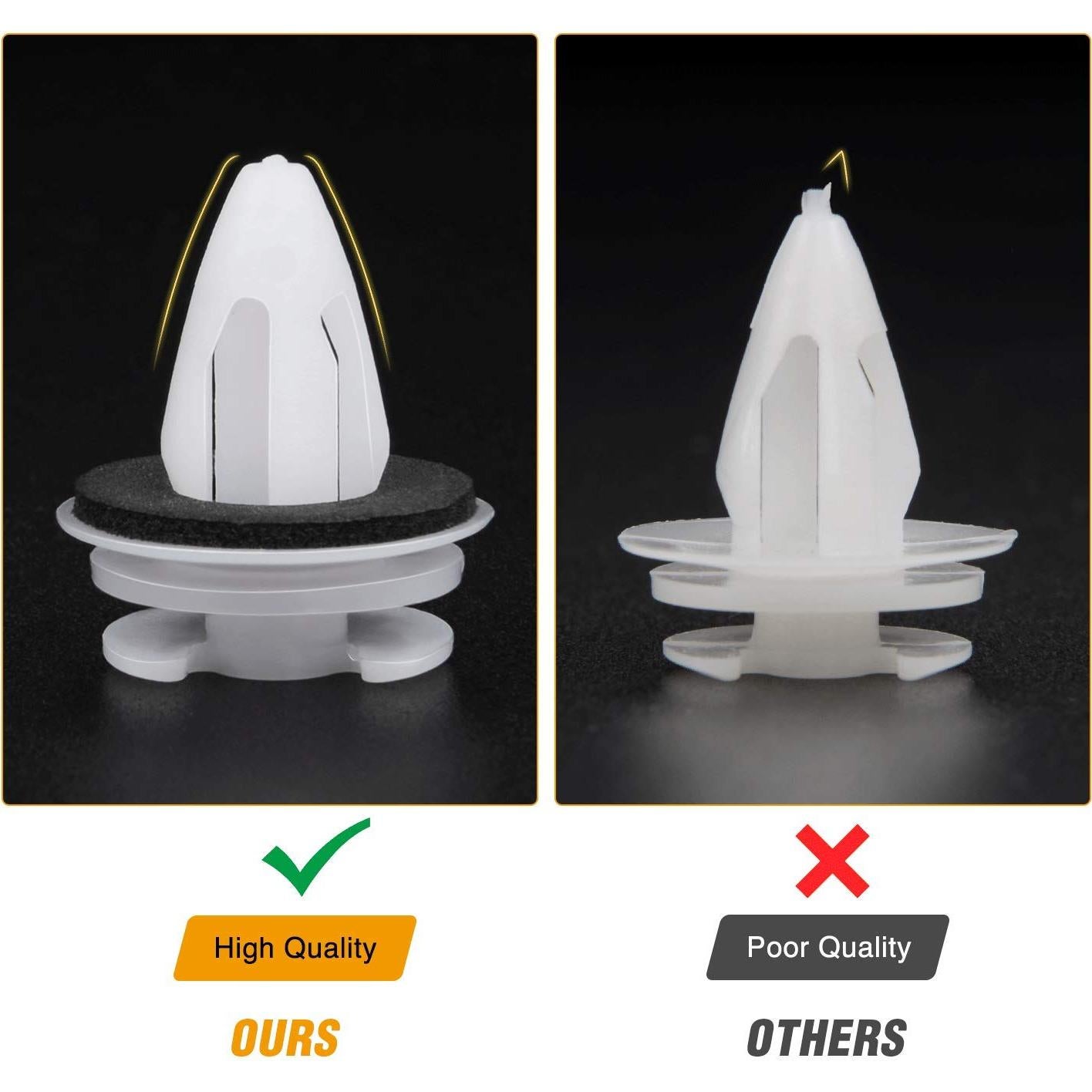 GOOACC 50 Clips de Retención para Panel de Puerta BMW