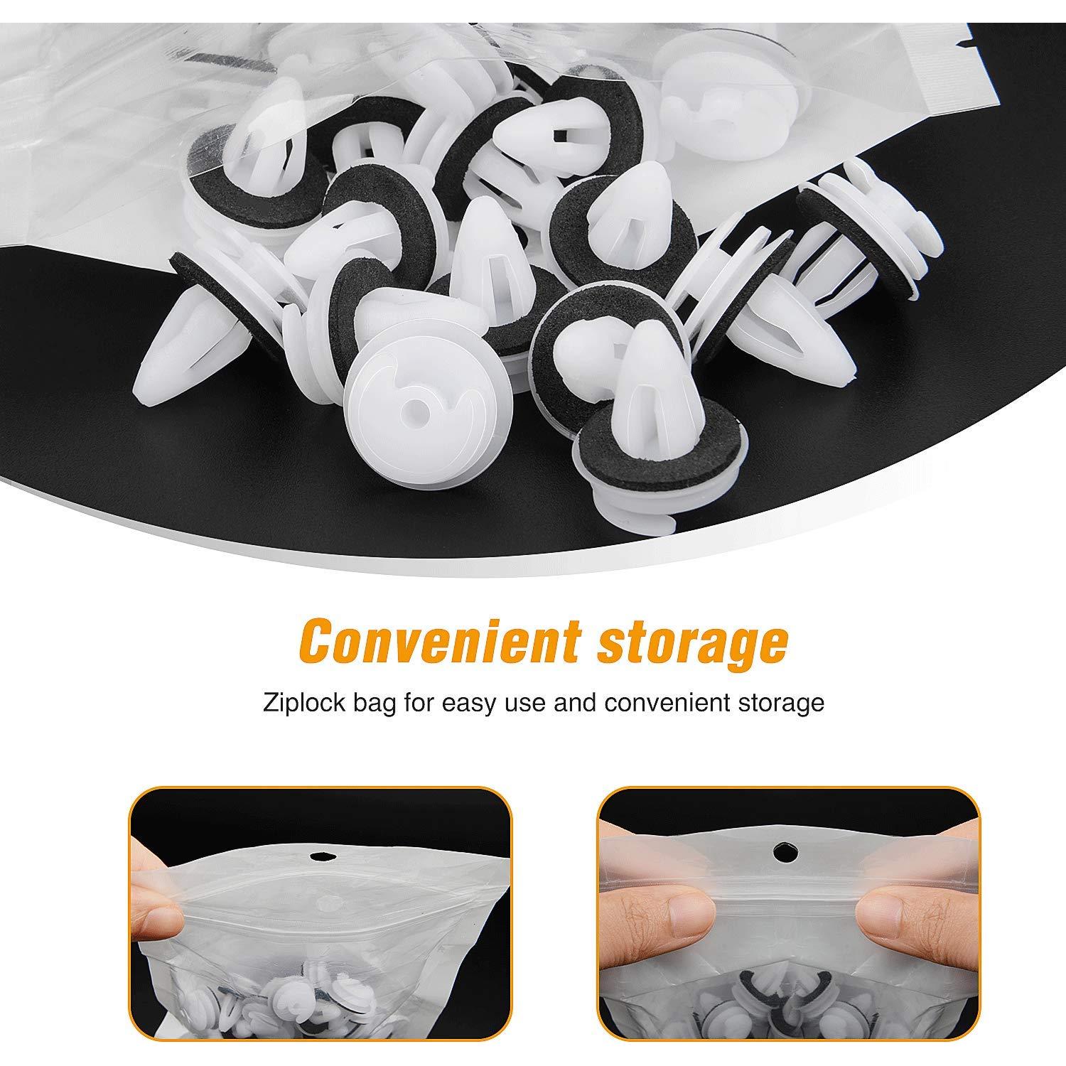 GOOACC 50 Clips de Retención para Panel de Puerta BMW