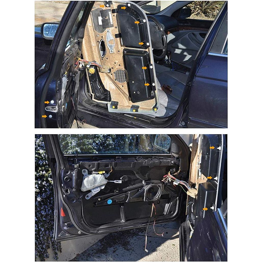 GOOACC 50 Clips de Retención para Panel de Puerta BMW