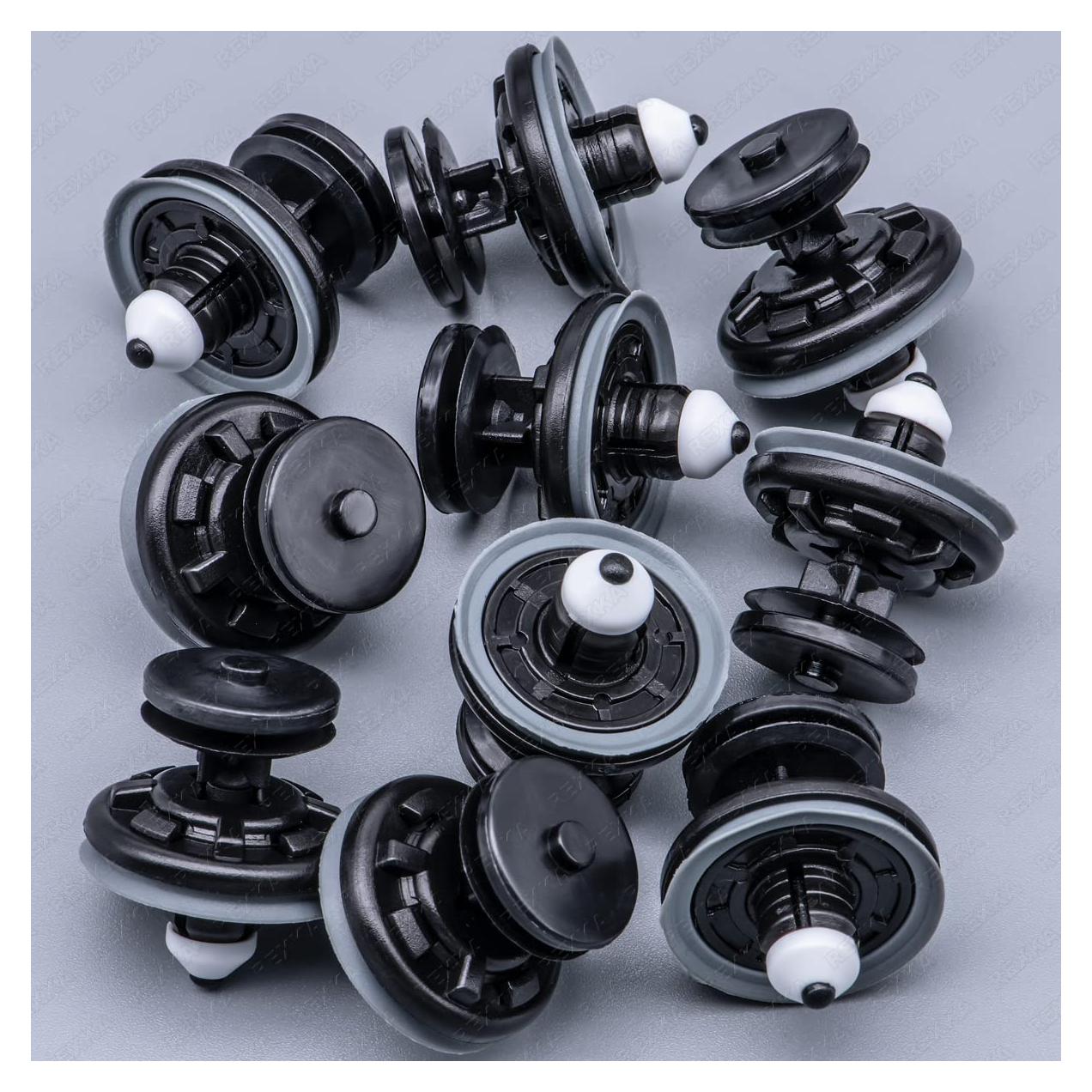 Clips de Retención de Panel de Puerta Interior Rexka 10 pcs