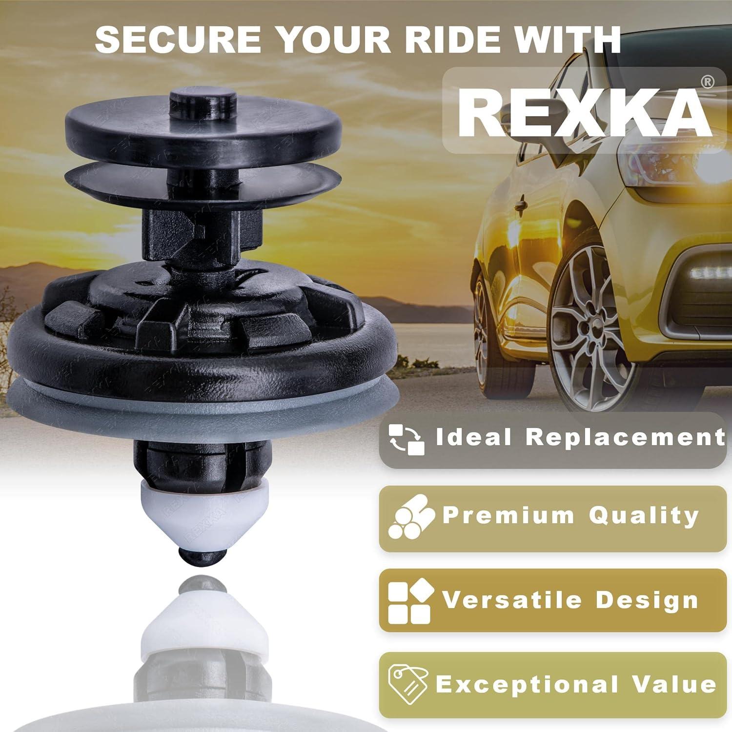 Clips de Retención de Panel de Puerta Interior Rexka 10 pcs