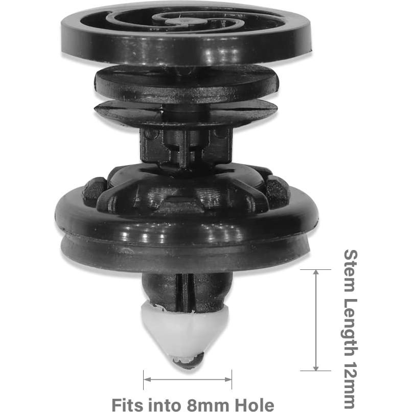 Clips de Retención de Panel Lantee 50 Pcs para Audi y VW