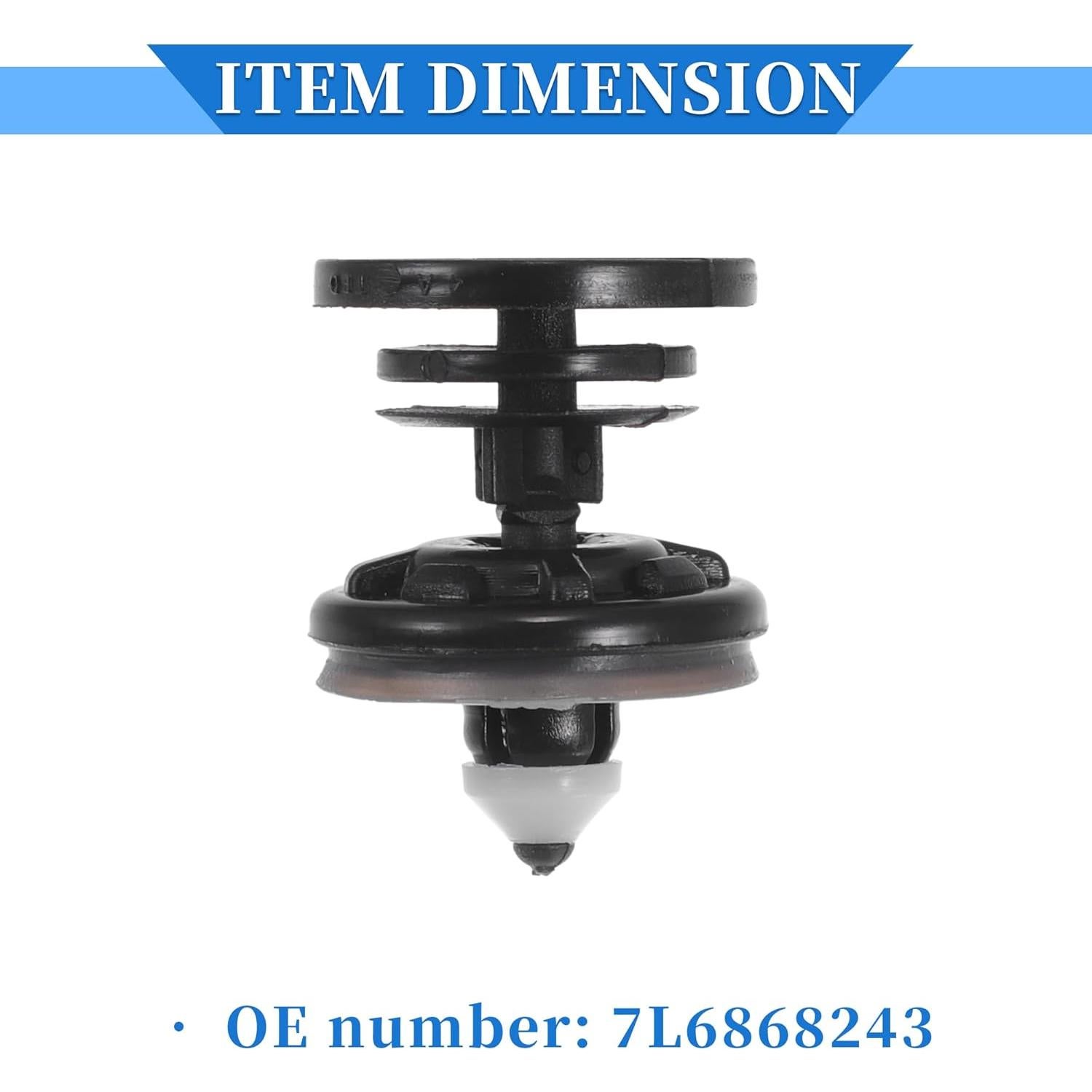 5 Sujetadores de Panel de Puerta VekAuto para Audi A5 Quattro