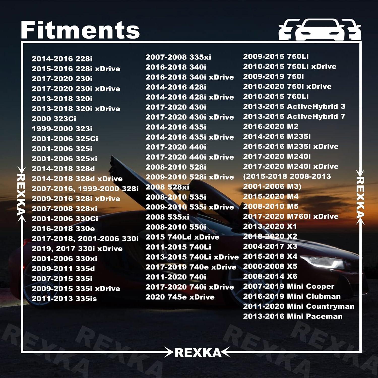 20 Clips de Retención de Panel de Recorte BMW MINI Yongtao