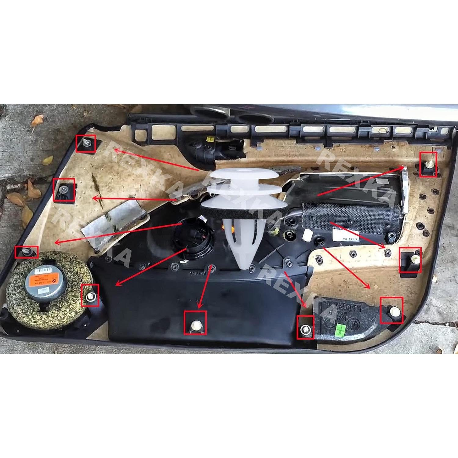 20 Clips de Retención de Panel de Recorte BMW MINI Yongtao