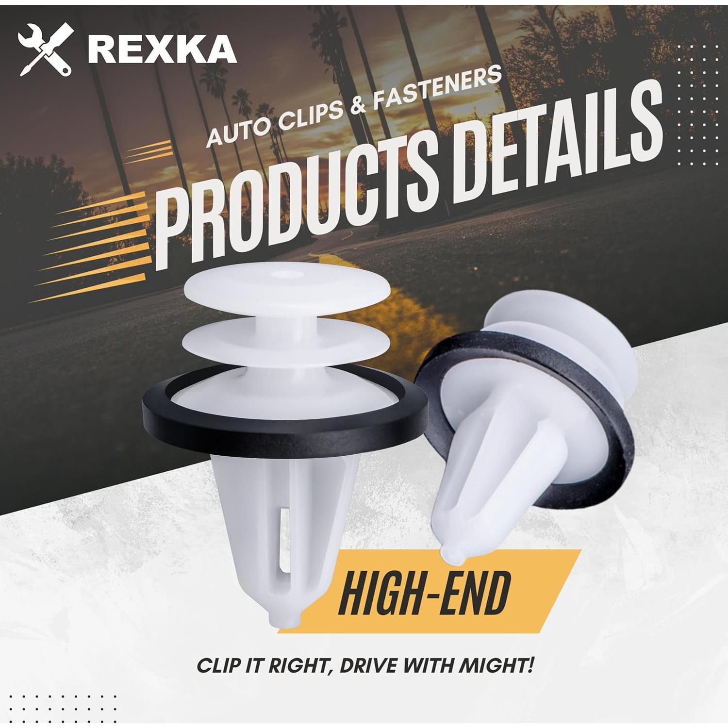 Retenedores de Recorte Frontal Rexka 10pcs para Ford y Lincoln