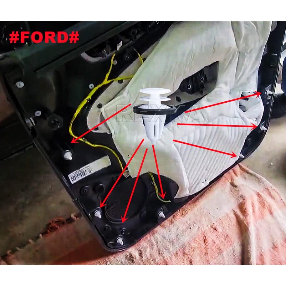 Retenedores de Recorte Frontal Rexka 10pcs para Ford y Lincoln