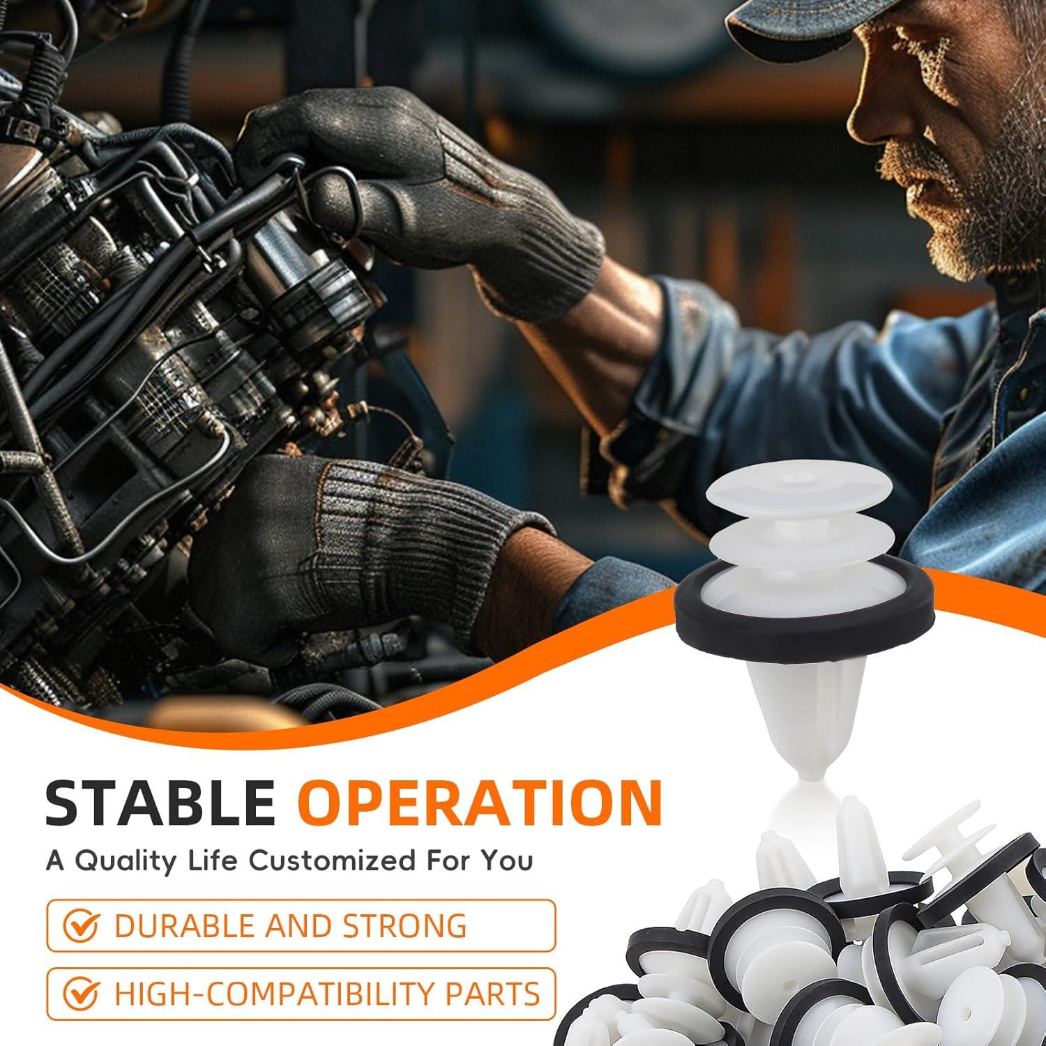 50 Clips de Retención de Panel de Puerta Ford y Lincoln