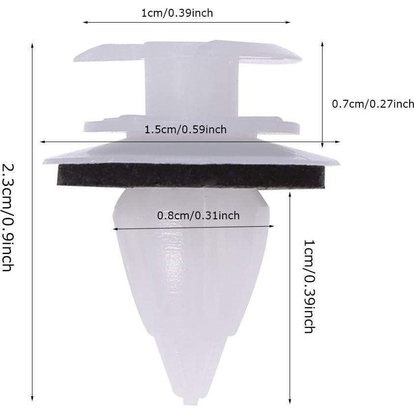 Clips de Panel de Puerta Saihisday para BMW E34 E36 E38 E39 E46 X5 M3 M5 Z3 - Paquete de 100