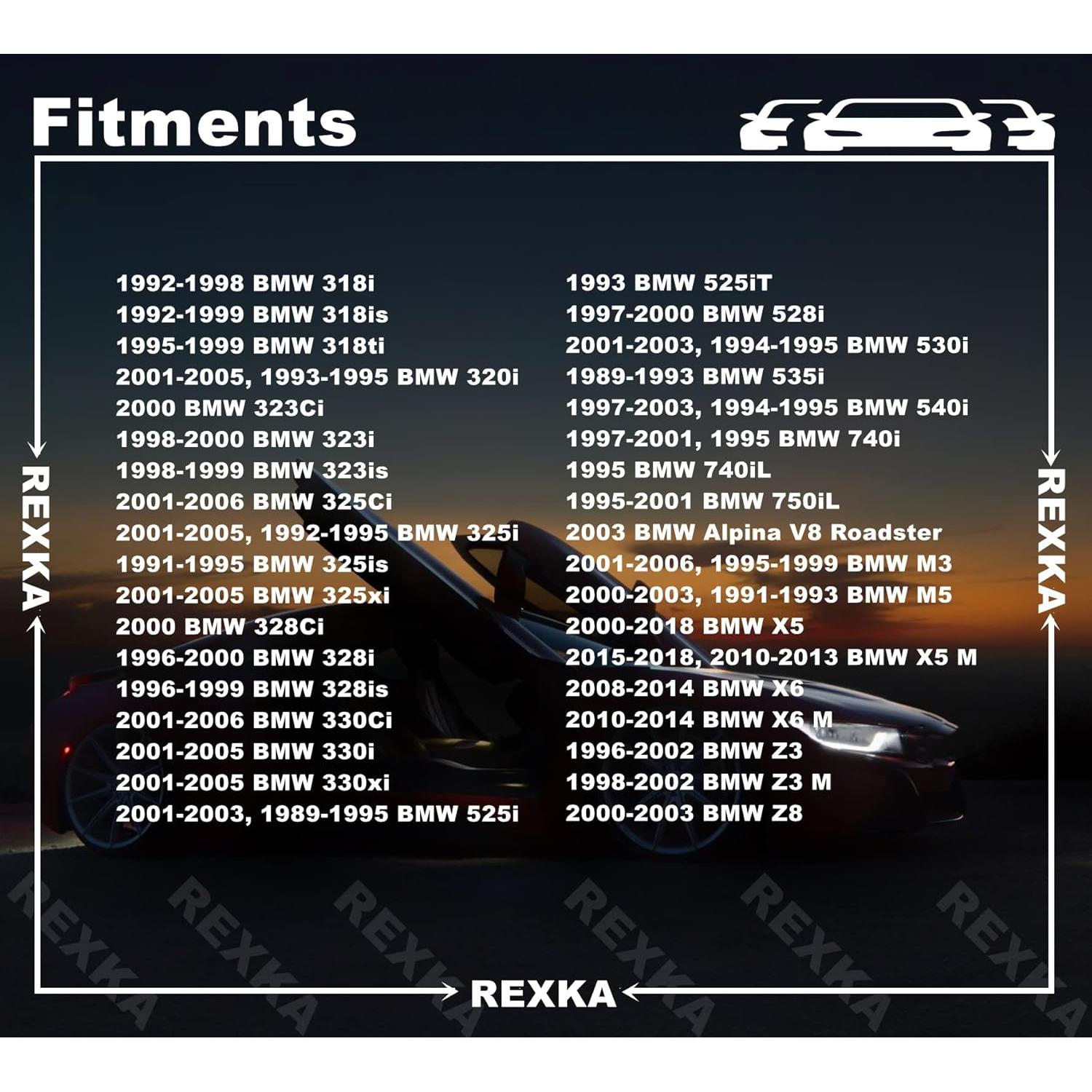 Clips de Panel de Puerta BMW Rexka 101pcs + Herramienta