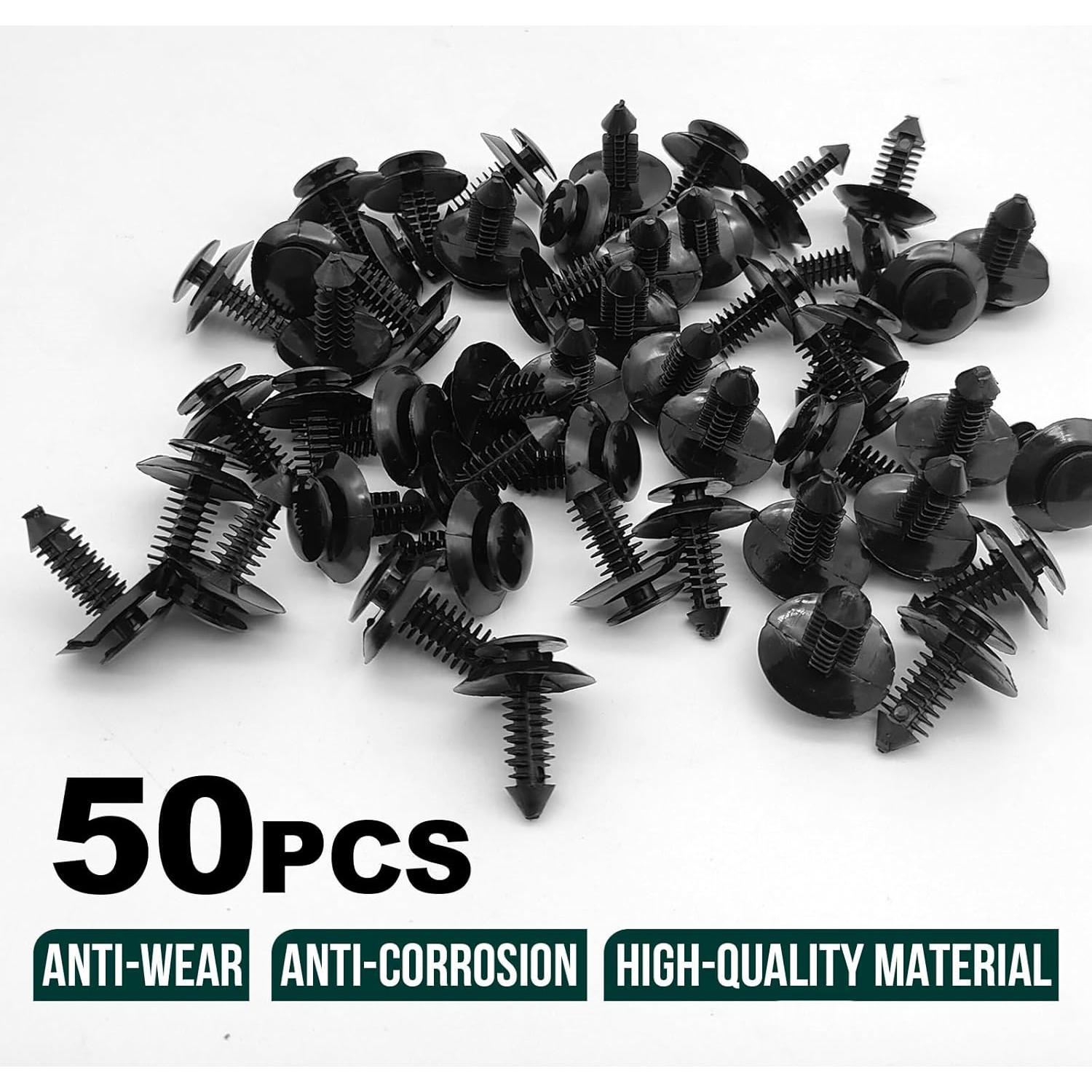 50 Sujetadores de Panel de Recorte de Puerta TOPCNOEM para Ford