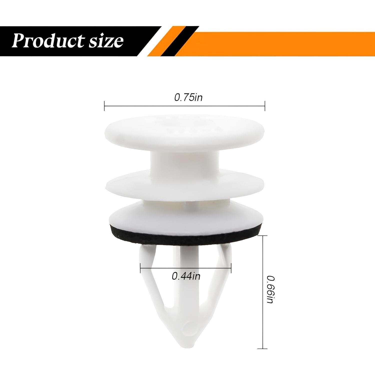 30 Clips de Retención de Panel de Recorte de Puerta TNAIYH