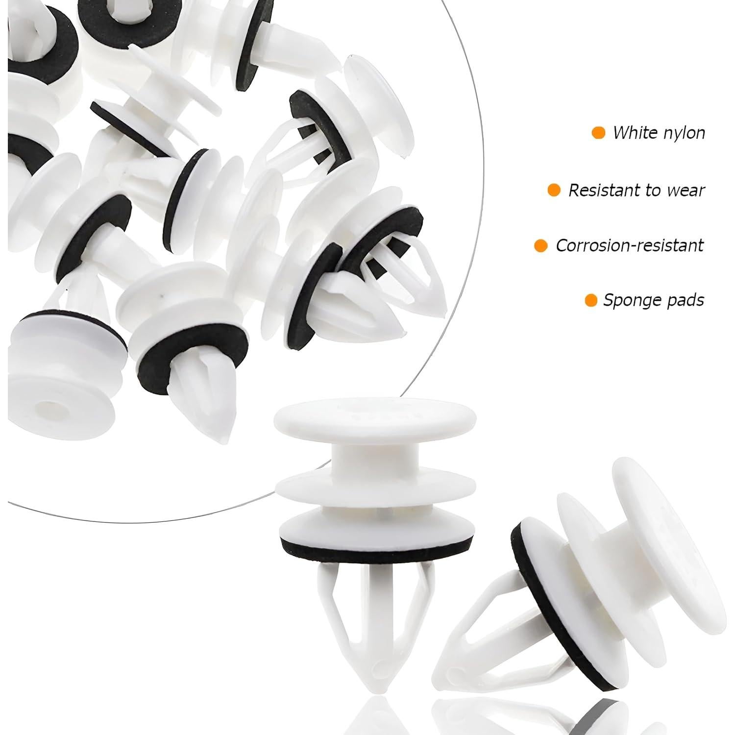 30 Clips de Retención de Panel de Recorte de Puerta TNAIYH