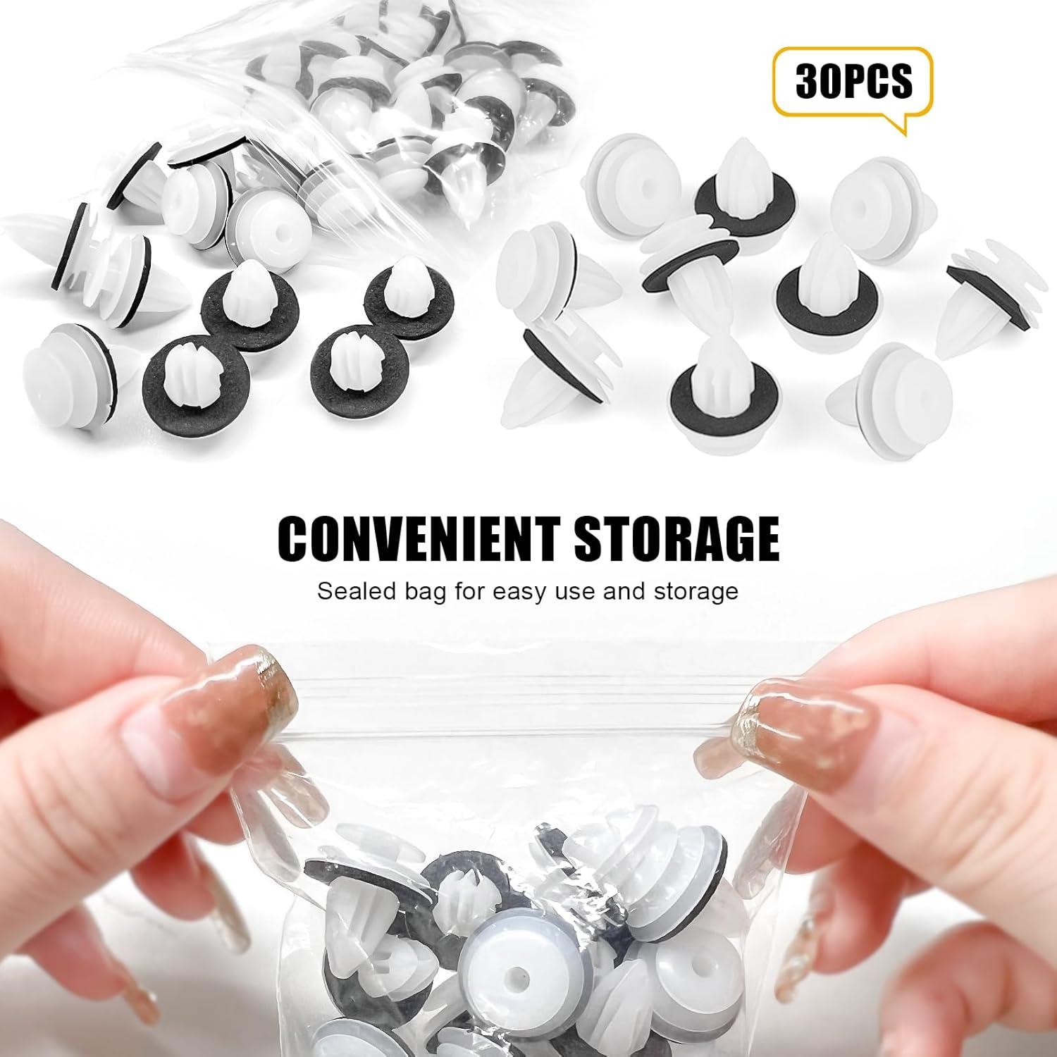 30 Sujetadores de Panel de Recorte de Puerta SOMUCH 13-18mm