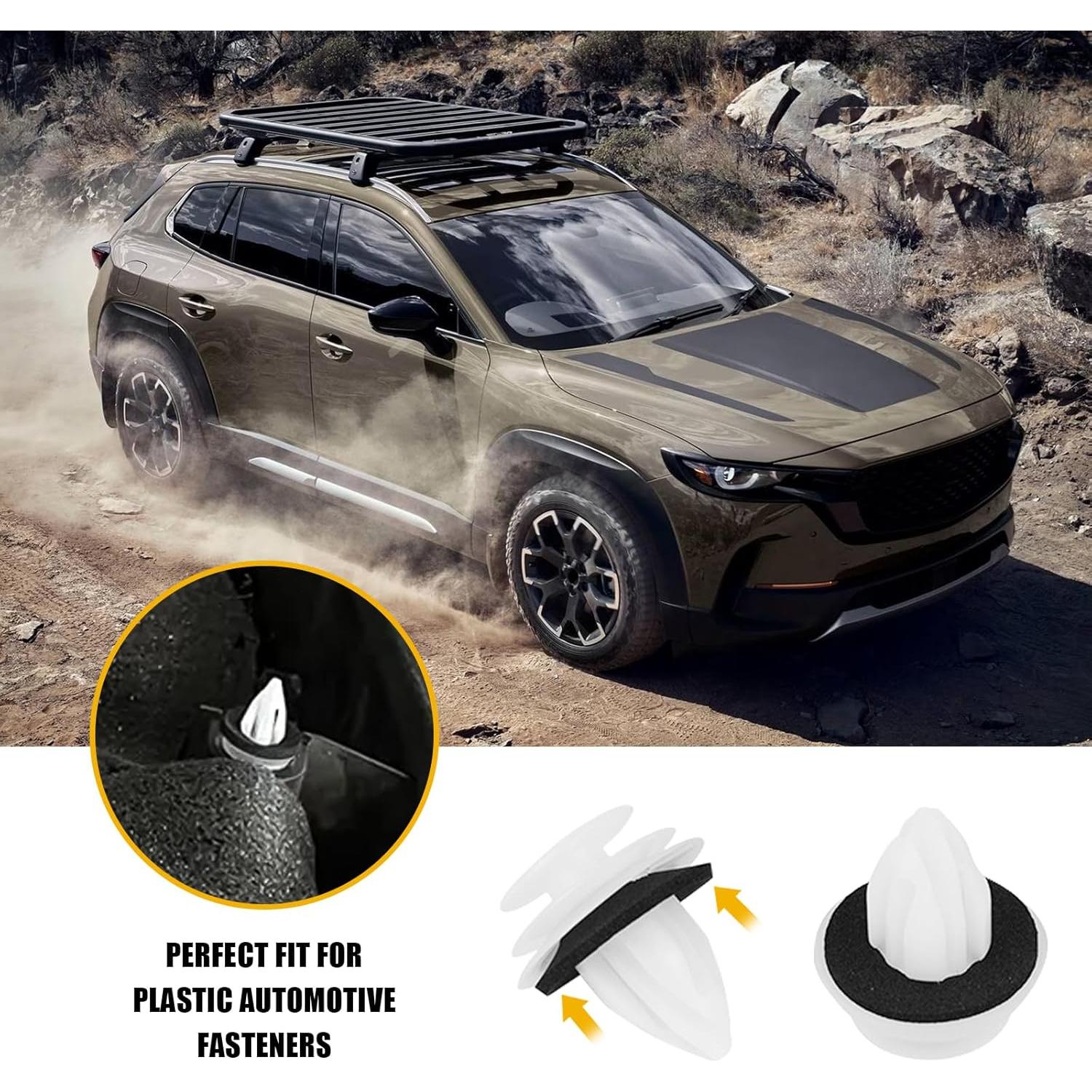 30 Sujetadores de Panel de Recorte de Puerta SOMUCH 13-18mm