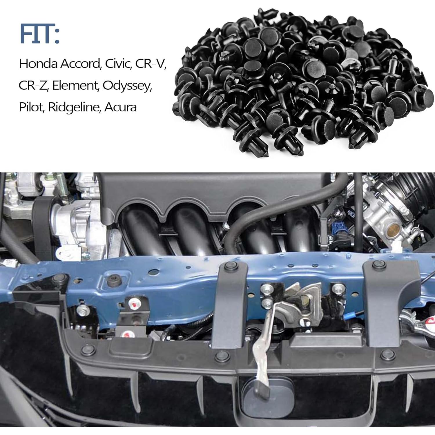Xislet 120 Pcs Sujetadores Remaches POM para Honda Acura