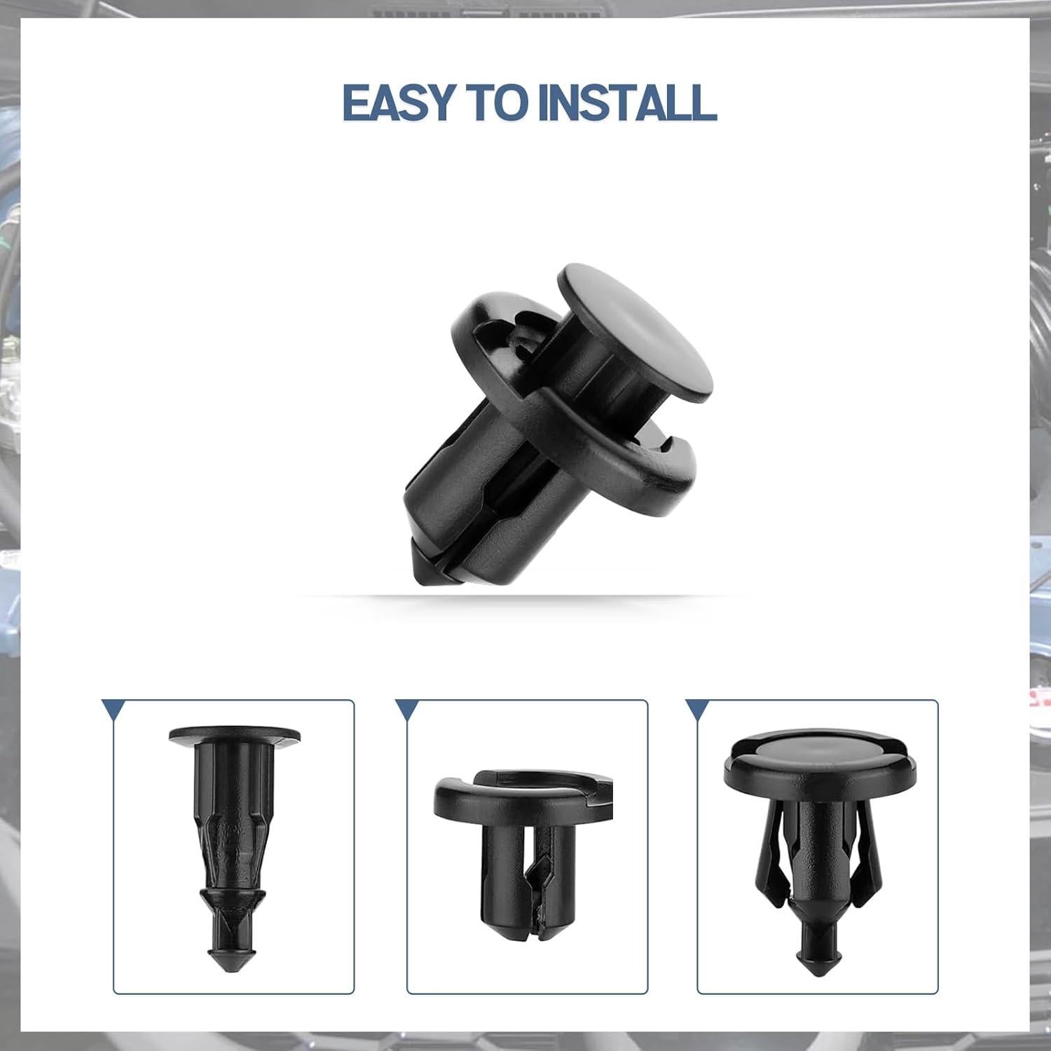 Xislet 120 Pcs Sujetadores Remaches POM para Honda Acura