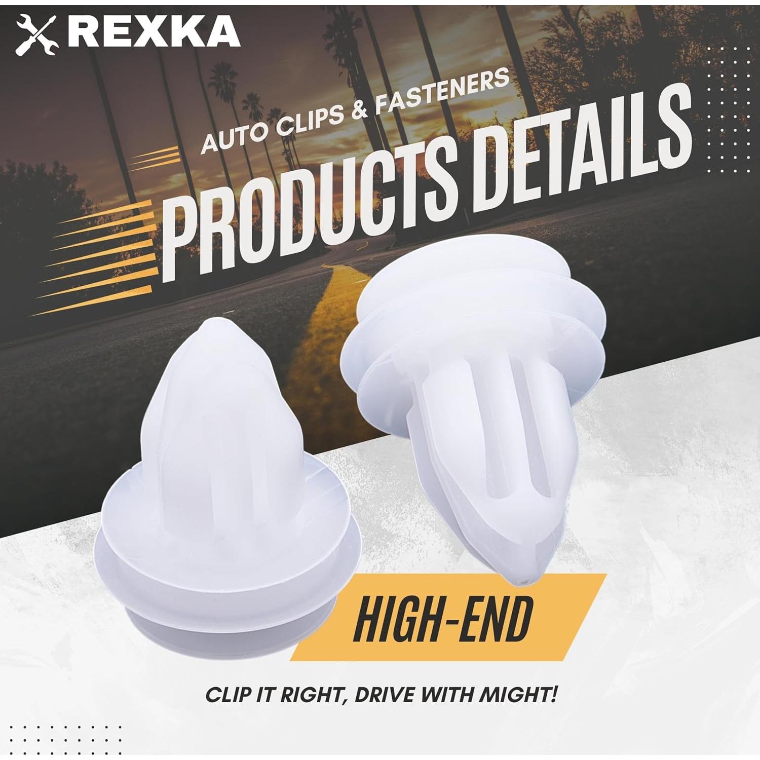 Clips de Panel de Recorte Interior Rexka 50pcs para Subaru