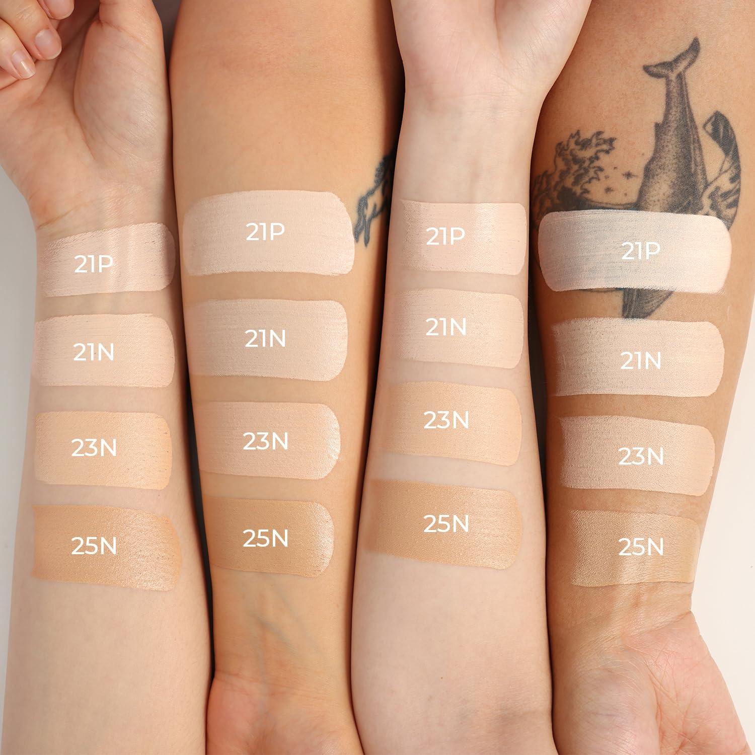 Base de Maquillaje Cushion LOVB 21P Marfil Porcelana 11.83 g