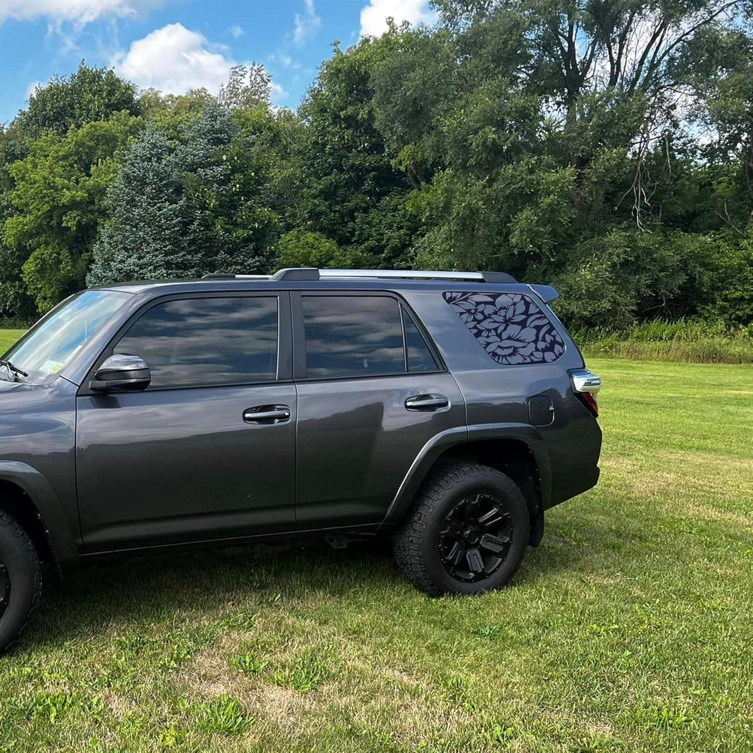 Calcomanías Florales para Ventana Lateral Trasera Xinghe 42x100cm