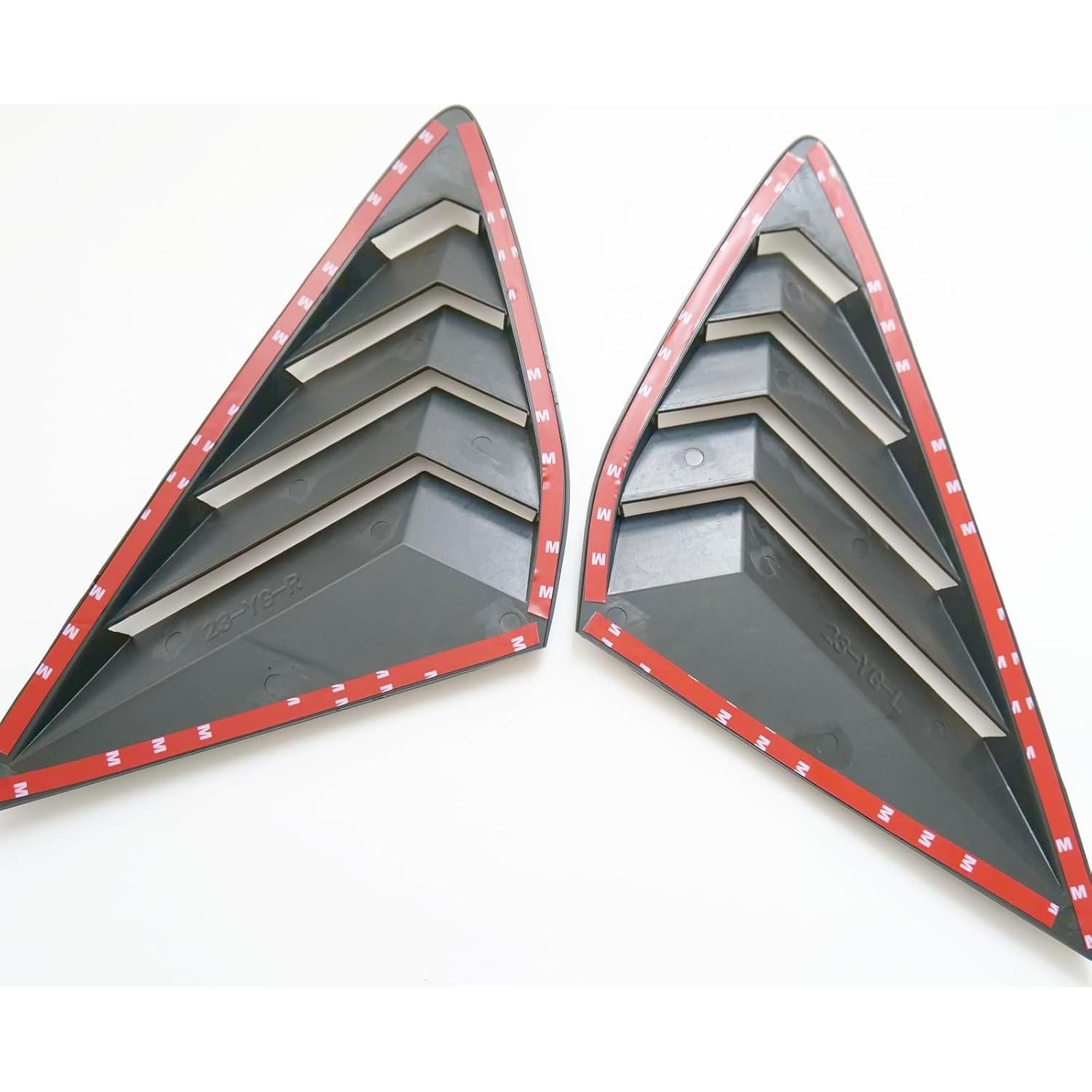 Louvers de Ventana CYAuto para Honda Accord 2023-2024 Negro