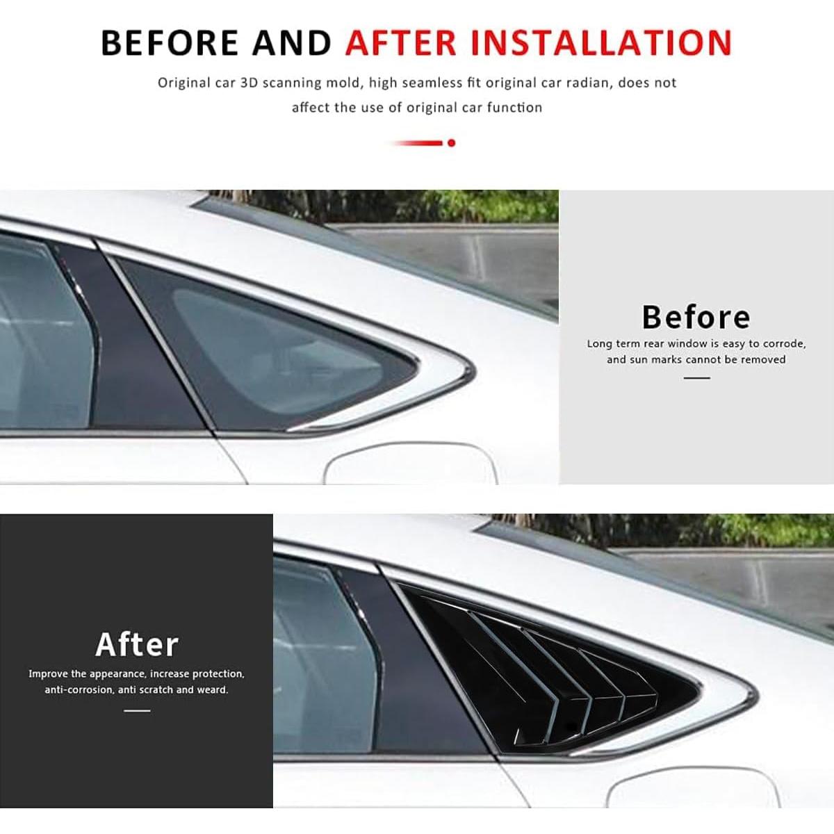 Persianas Laterales Traseras DLOVEG para Honda Accord 2023-2026