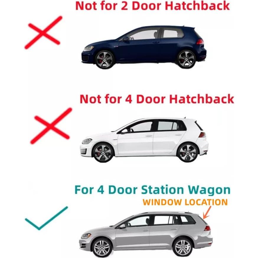 Ventana Trasera Calefaccionada K&L para Volkswagen Golf 2015-2019