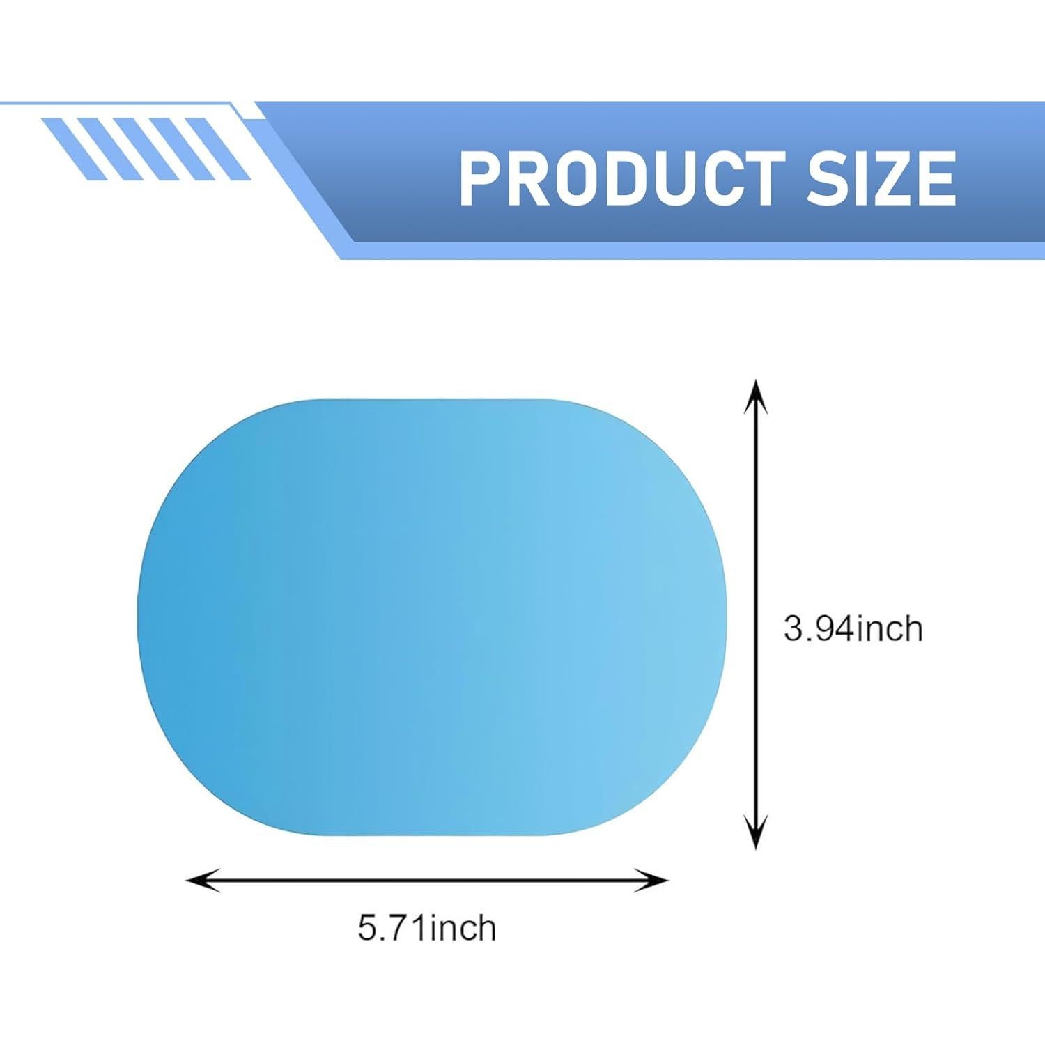 Películas para Espejos Retrovisores Qurbuns 2 PCS Antivaho HD