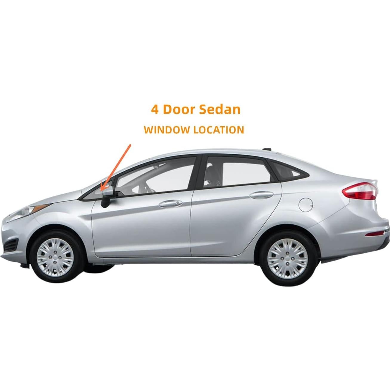 Cristal Ventana Lateral Izquierdo Ford Fiesta 2011-2019