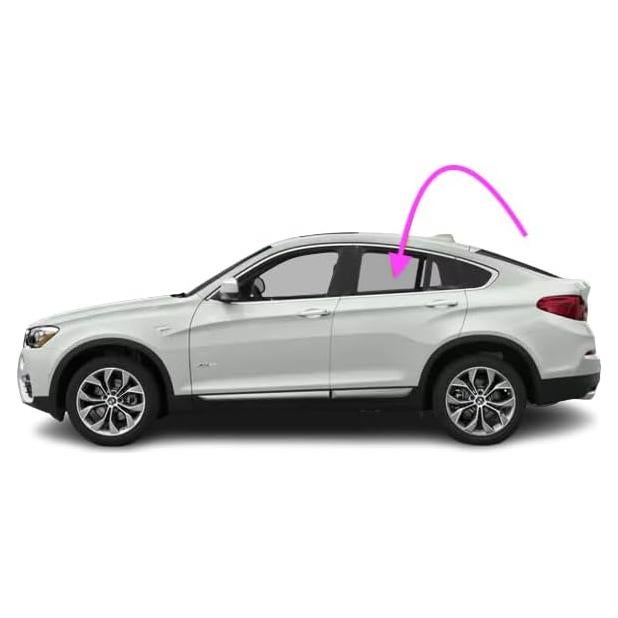 Cristal Templado Puerta Trasera Izquierda BMW X4 2015-2018