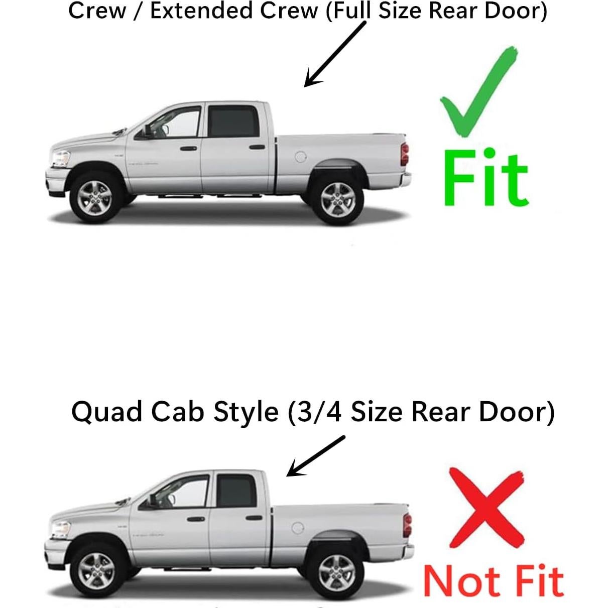Cristal Ventana Trasera Izquierdo Dodge Ram 1500 2009-2024