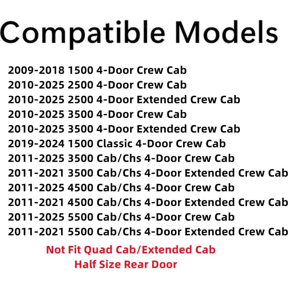 Cristal Ventana Trasera Izquierdo Dodge Ram 1500 2009-2024