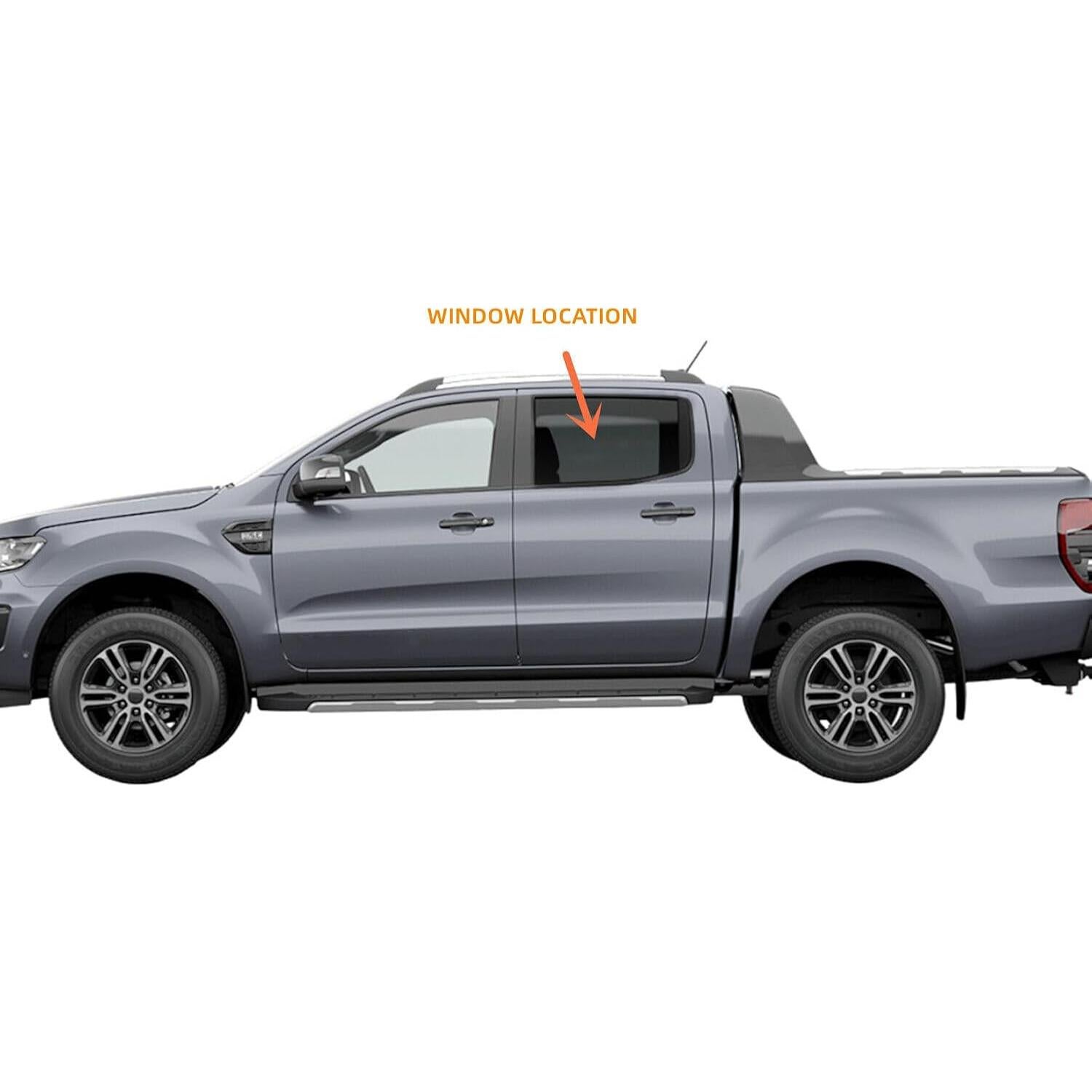 Cristal Ventana Trasera Izquierda Ford Ranger 2019-2023 K&L