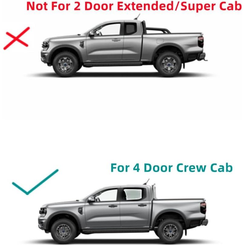 Cristal Ventana Trasera Izquierda Ford Ranger 2019-2023 K&L
