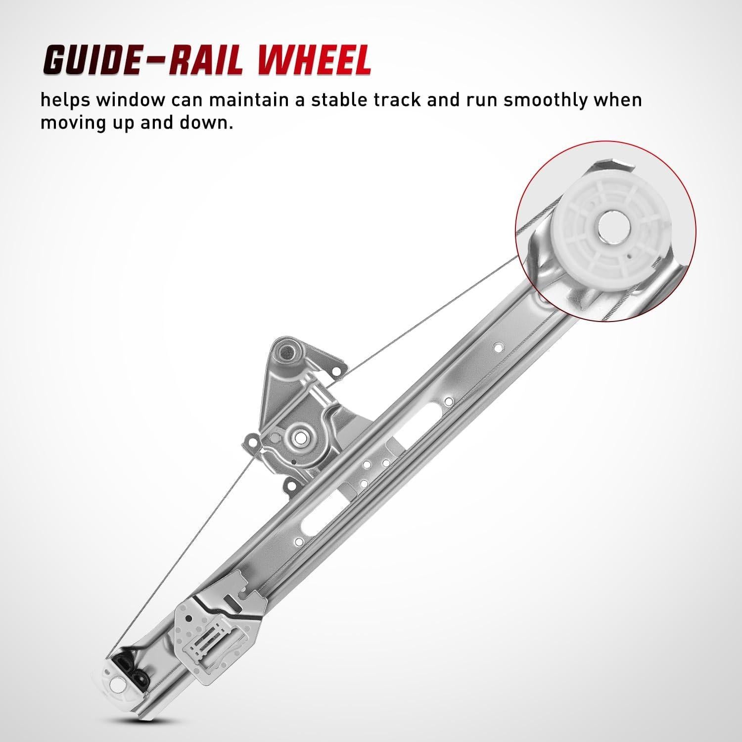 Regulador de Ventana Lateral Trasero Nilight Wind-751 para BMW E46