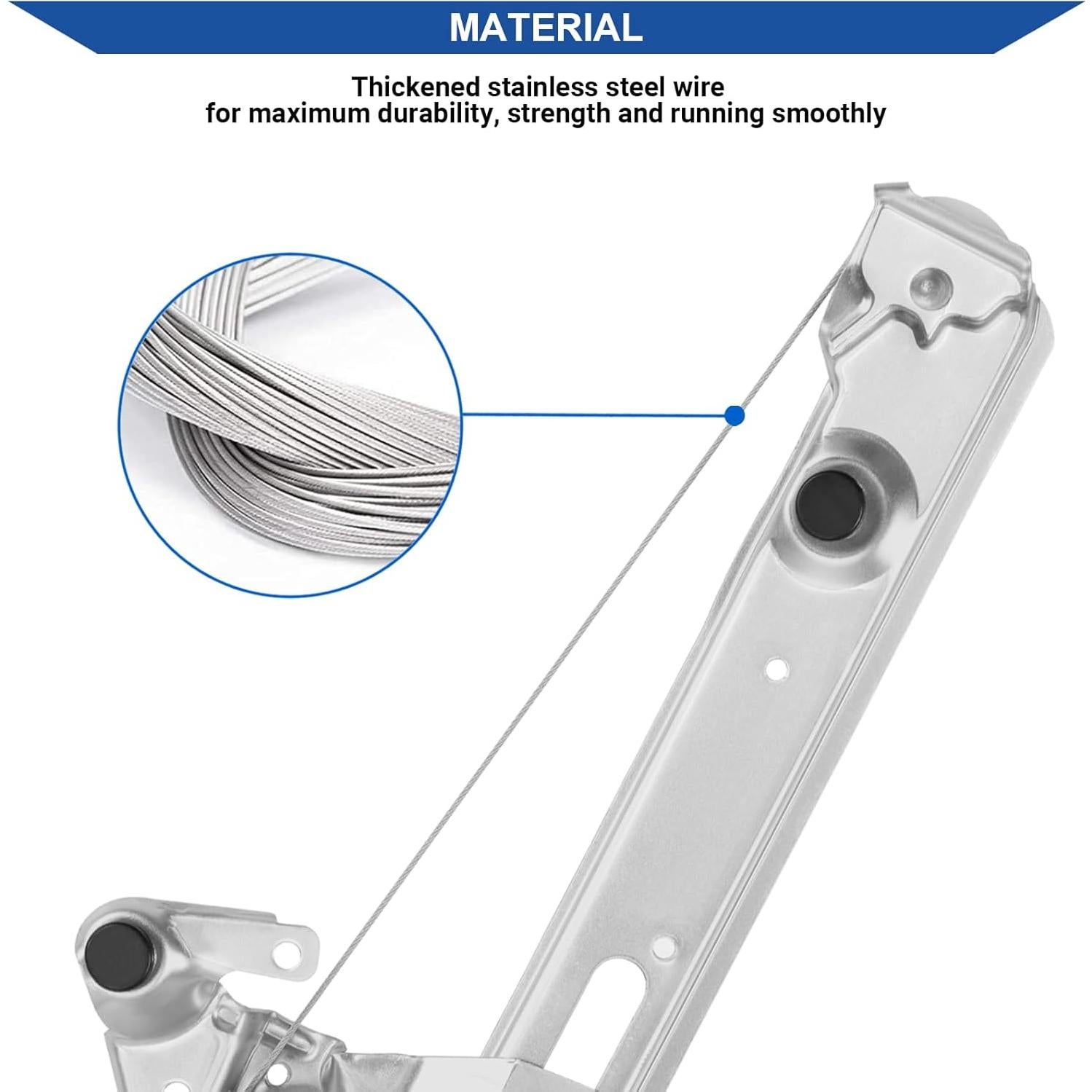 Regulador de Ventana Eléctrico Obaee Lado Derecho Trasero BMW E46