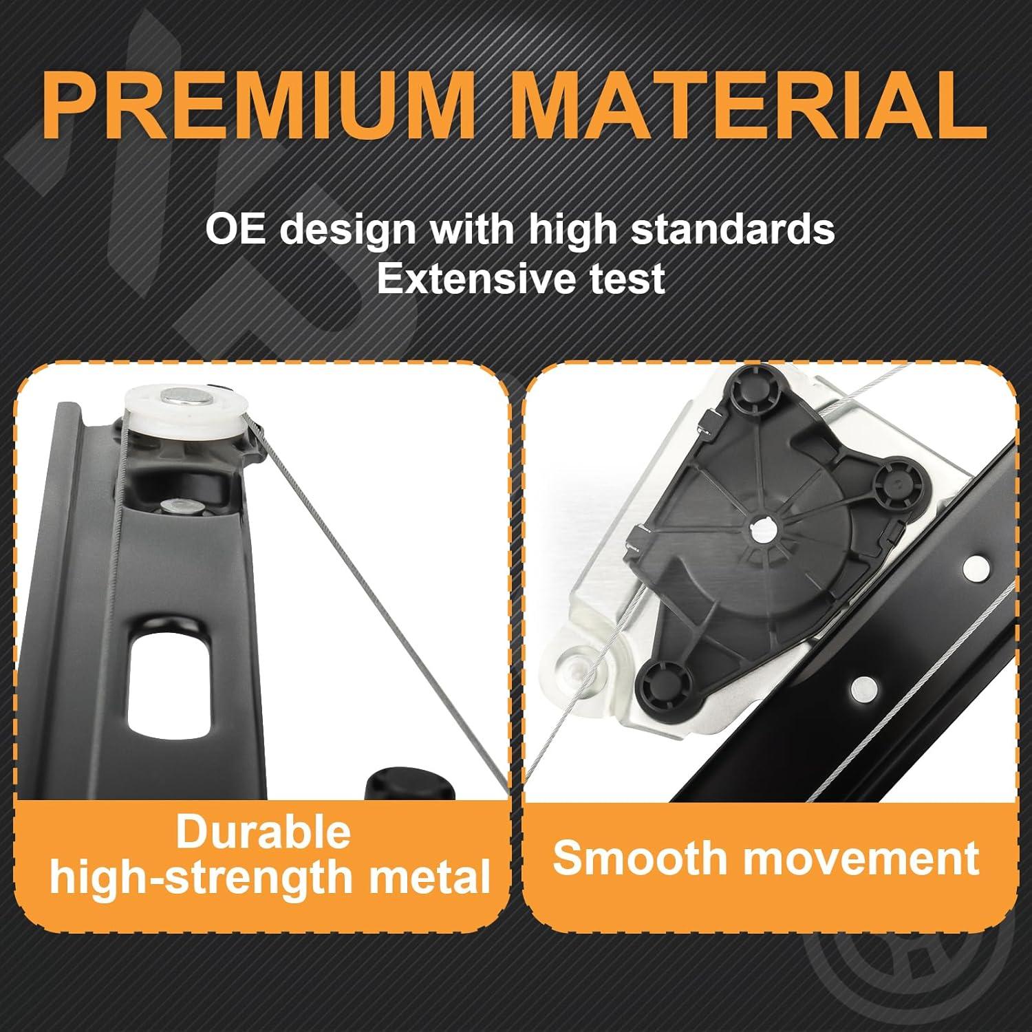 Regulador de Ventana Eléctrica NPAUTO 749-469 Trasero Derecho