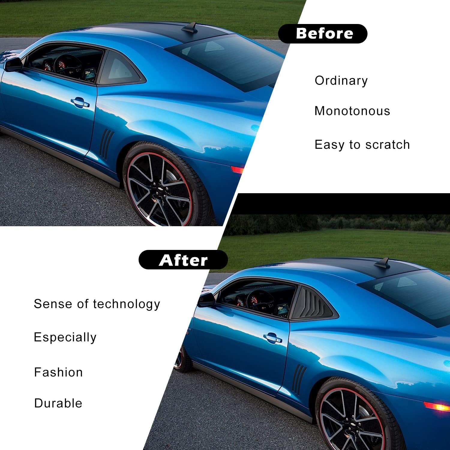 Persianas Laterales Danti para Chevrolet Camaro 2010-2015 - ABS Mate