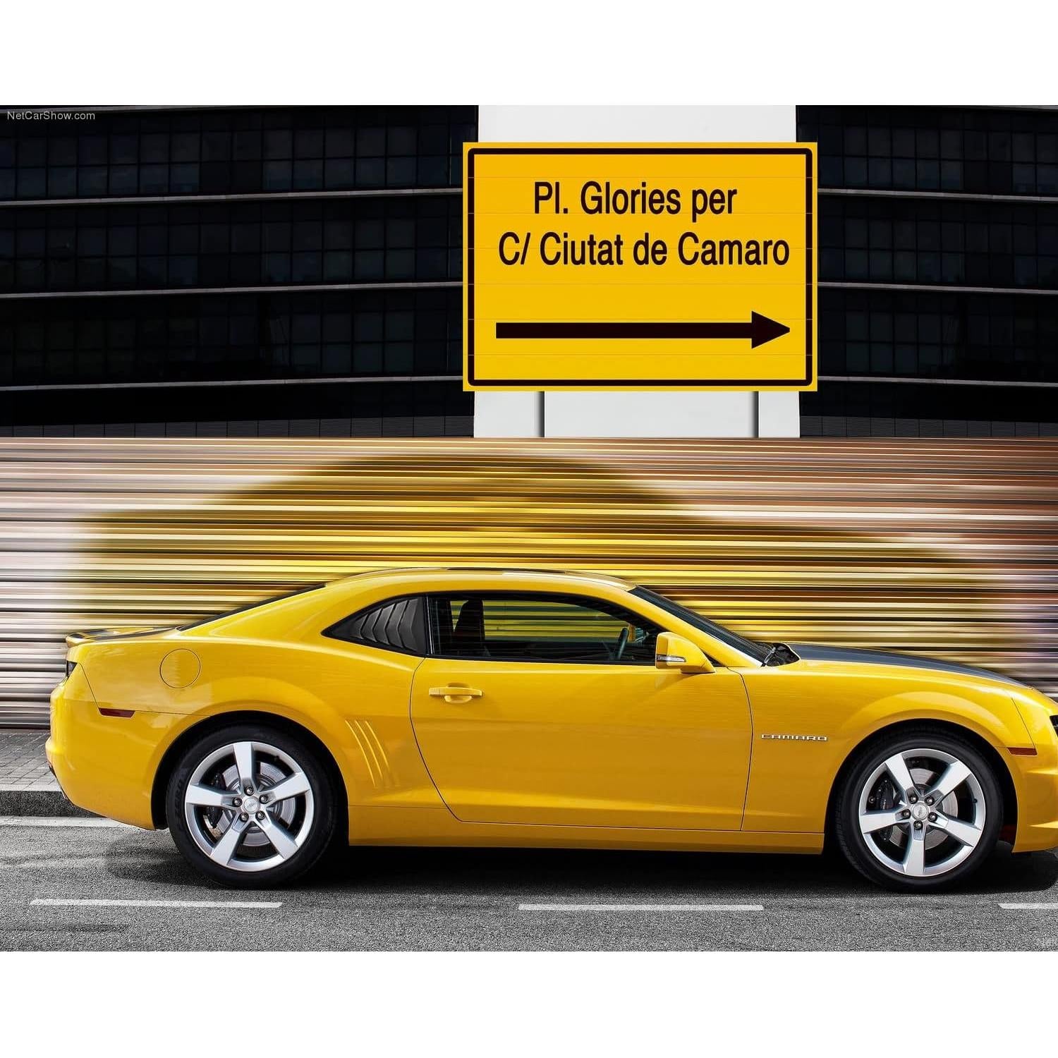 Persianas Laterales Danti para Chevrolet Camaro 2010-2015 - ABS Mate