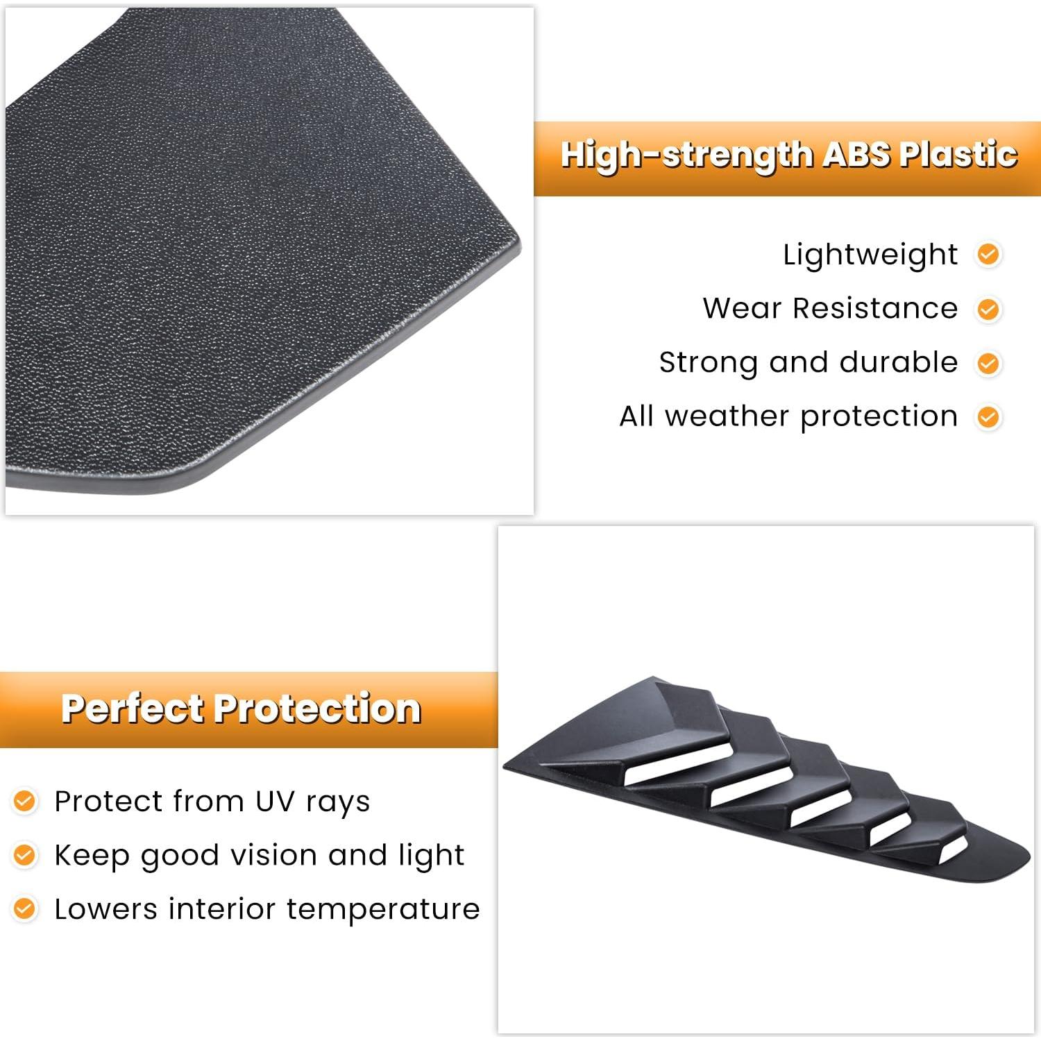 Persianas Laterales E-cowlboy para Ford Mustang 2015-2023 ABS