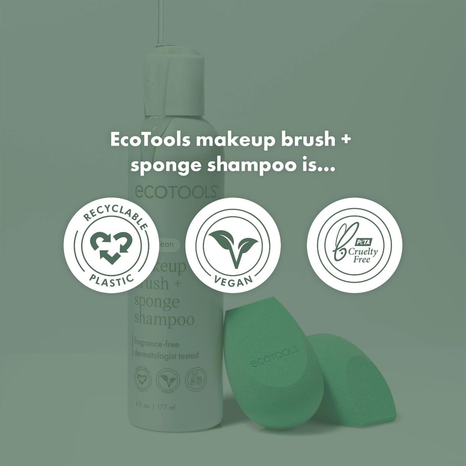 Champú Limpiador EcoTools para Brochas y Esponjas 177 ml