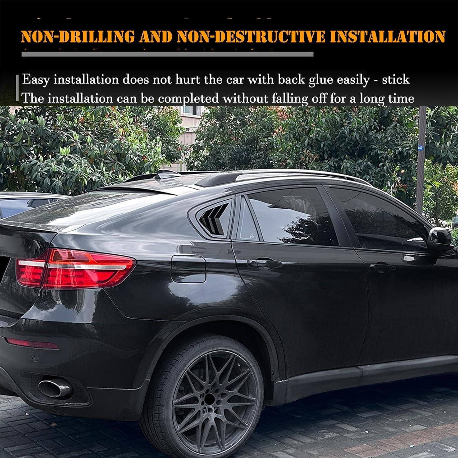 Persianas de Ventana Lateral Trasera ZENGZJCX BMW X6 E71 E72 2008-2014