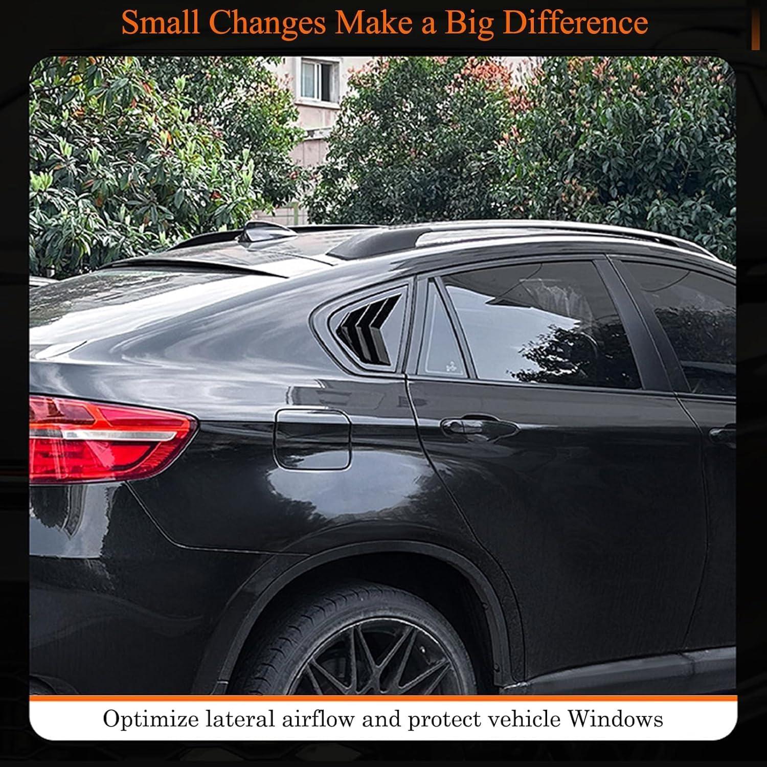 Persianas de Ventana Lateral Trasera ZENGZJCX BMW X6 E71 E72 2008-2014