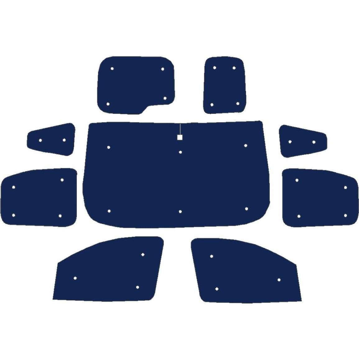 Kit de Persianas Térmicas Covprotec para Peugeot Bipper 2008-Actualidad