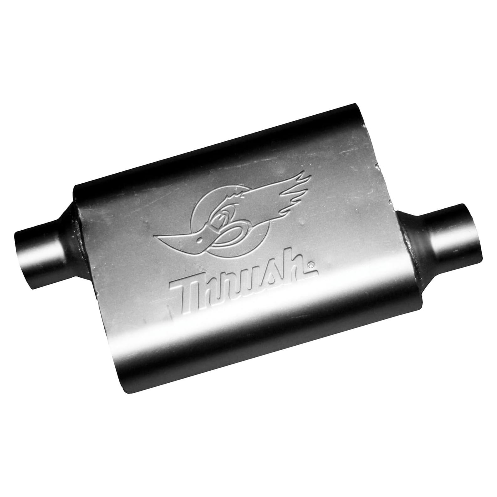 Silenciador Thrush Ovalado 2.5" Conexión 2.5" Tono Profundo