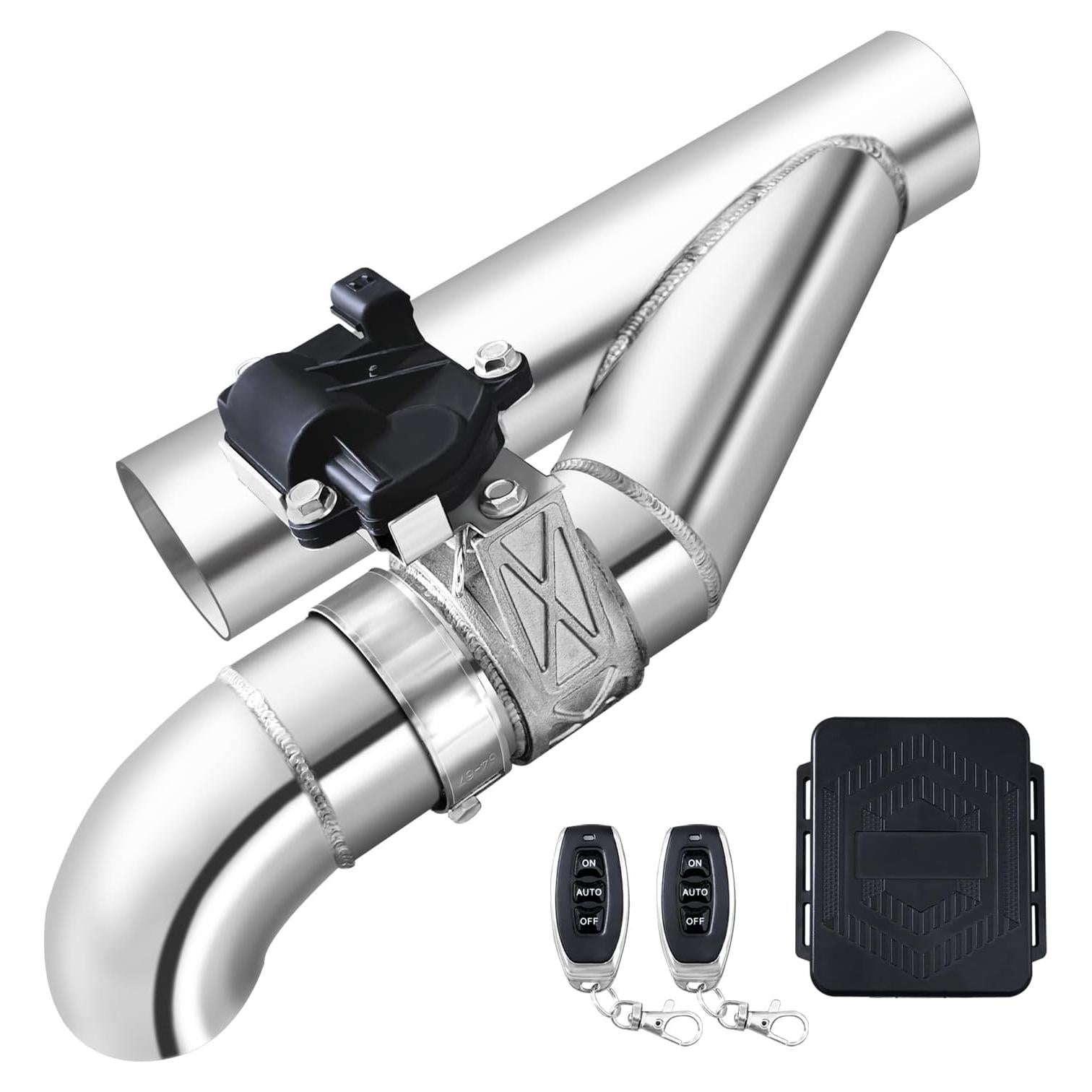 Válvula de Escape Eléctrica Peastorm 2.5" con Silenciador