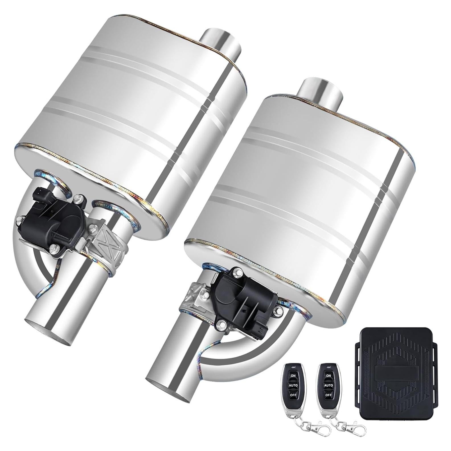 Sistema de escape eléctrico Peastorm 3" con muffler Cat Back