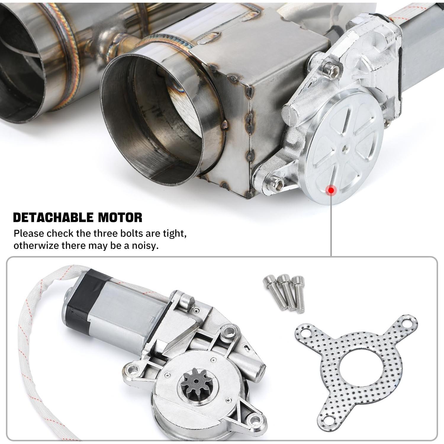 Kit Tubo Escape Acero Inoxidable 7.62 cm PQYRACING